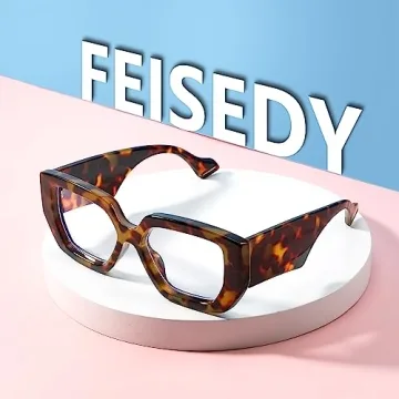 FEISEDY Blue Light Blocking Glasses for Women | Stylish and Functional