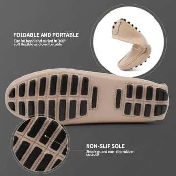 Artisure Women's Classic Blush Pink Leather Penny Loafers