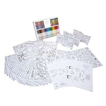 Crayola Dinosaur 5-in-1 Art Kit for Kids, Dinosaur Toys, Kids Art Set, Dinosaur Gift for Boys & Girls, Ages 4+