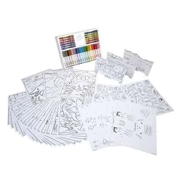 Crayola Dinosaur 5-in-1 Art Kit for Kids, Dinosaur Toys, Kids Art Set, Dinosaur Gift for Boys & Girls, Ages 4+