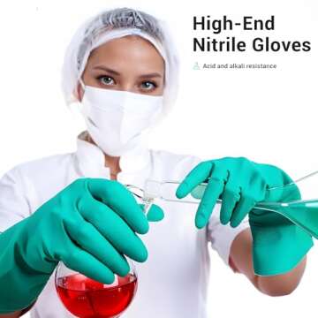 ThxToms Nitrile Gloves: Chemical Resistant & Latex Free