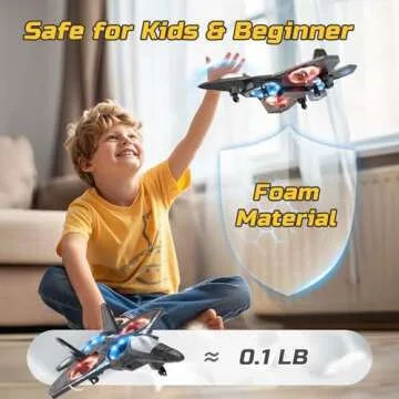 Foam Drone RC Airplane for Kids - Safe and Fun Flying
