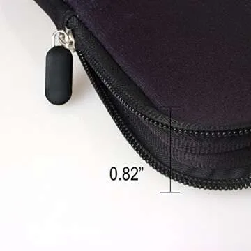 BRILA 15 inch Laptop Sleeve Tote Bag – Waterproof Neoprene Soft Carrying Case Cover bag with handle for 13.5 14 14.1 14.5 15 15.2 15.6 inches Apple Macbook/Asus/Acer/Samsung/DELL/HP/Lenovo/Sony/RCA