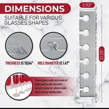 Elegant Champagne Wall Holder - Perfect for Entertaining