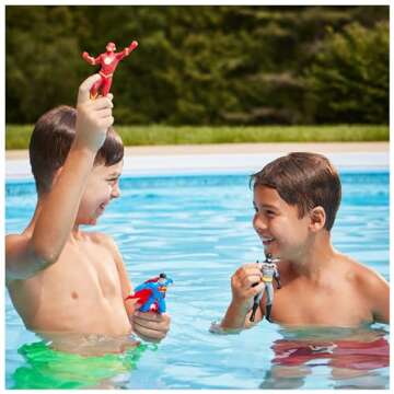 Swimways DC Dive Characters 3-Pack | Superhero Pool Toys for Kids