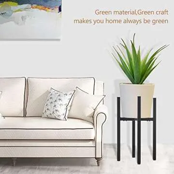 YueTong Adjustable Metal Plant Stand for Indoor Use