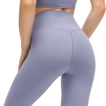 Meides High Waisted Yoga Leggings No Front Seam Compression Yoga Athletic Workout Gym Leggings Pants...