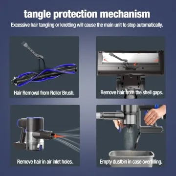 AIRDIYA Cordless Vacuum - 180W Suction & 6-in-1 Design