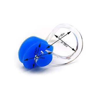 Zooshine BRBD Set of 6 Waterproof Silicone Swimming Nose Clip Plugs for Adults Children Age 7+ (6 Pack)