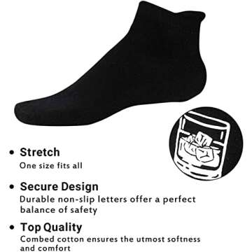 HAPPYPOP Bourbon Gifts for Men Women, Funny Bourbon Crazy Whiskey Socks for Men, Drinking Gifts Stoc...