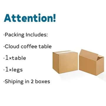 Chic QEZEOM Low Coffee Table for Small Spaces and Style