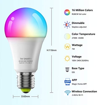 Vanance Smart Light Bulbs for Smart Home Lighting
