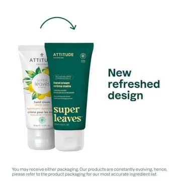 Attitude Lemon Leaves Hand Cream - Non-toxic & Vegan