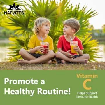 Natvites Kids Vitamin C Gummies for Immune Support