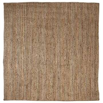 Handcrafted Jute Accent Rug for Living Room Comfort