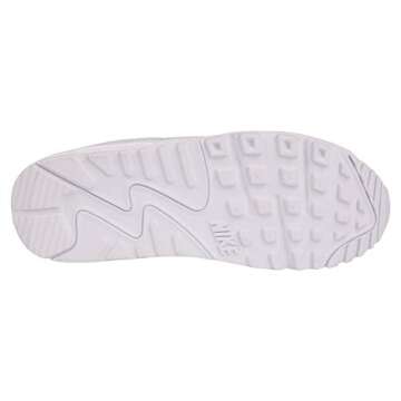 Nike Womens Air Max 90 Womens Running Casual Shoes Cq2560-101 Size 7 White/Black/White