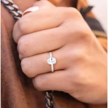 Elegant TIGRADE 1.5CT Bridal Ring Set for Women