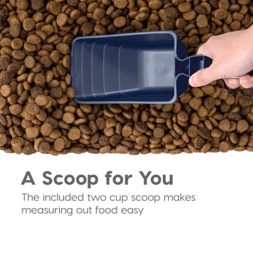 IRIS USA Airtight Dog Food Storage Container Combo 30 lbs