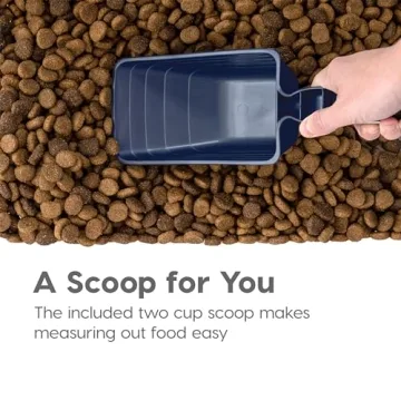 IRIS USA Airtight Dog Food Storage Container Combo 30 lbs