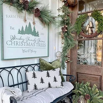 GEEORY Christmas Pillow Cover for Festive Home Decor