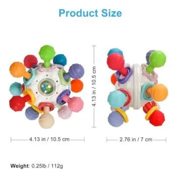 TOHIBEE Baby Montessori Sensory Toys for 0-18 Months