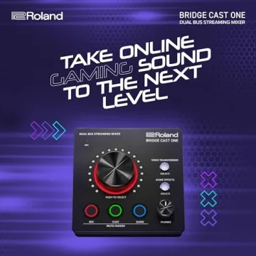 Roland BRIDGE CAST ONE Streaming Mixer for Gamers