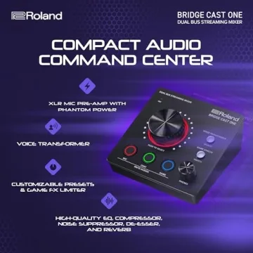 Roland BRIDGE CAST ONE Streaming Mixer for Gamers