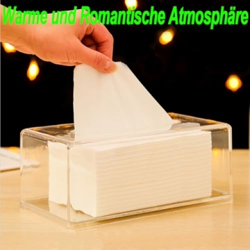 Stylish Square Clear Acrylic Tissue Box for Home and Office