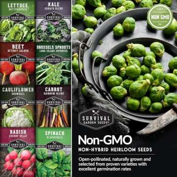 Fall Vegetable Seed Collection for Healthy Home Gardens