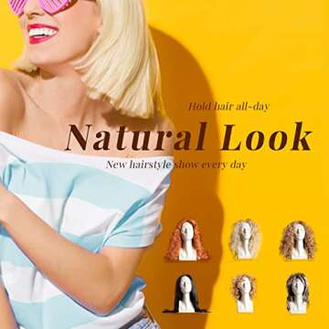 IKOCO Wig Caps, 6Pcs Stretchy Nylon Wig Caps for Women Lace Front, Light Brown