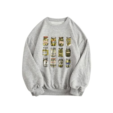 SOLY HUX Women's Graphic Sweatshirt - Oversized Comfort & Style