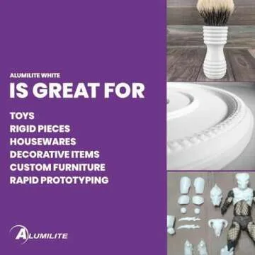 Alumilite Amazing White Two-Part Casting Resin Kit - Ideal for Pouring Small to Large, Durable Pieces, Arts, Crafts, Jewelry and Decorative Pieces, 10 Minute Cure Time (32 Ounce)