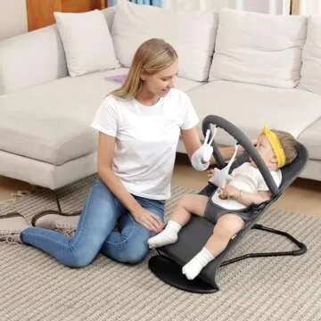 HKAI Portable Baby Bouncer – Safe & Comfortable for Infants