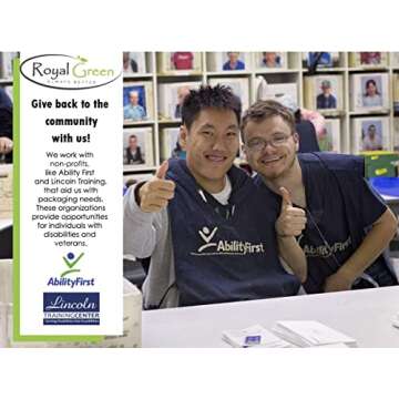 Royal Green Color Coded Rectangular Stickers 120-Pack 3x1 in