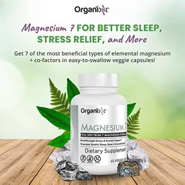 Organixx Magnesium 7 Supplement for Sleep & Muscle Health