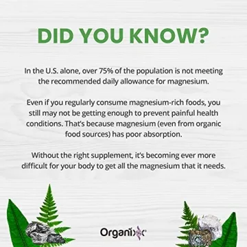 Organixx Magnesium 7 Supplement for Sleep & Muscle Health