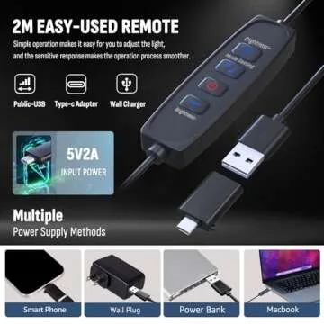 2-Pack LED Photography Lighting Kit, Arsoer 15W Bi-Color Video Light Kit, 2800-6500K LED Light CRI 97+, Studio Light with 70” Tripod Stand for Photography/YouTube/Video Recording/Content Creation