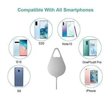 4 Piece SIM Card Ejector Set with USB Adapters