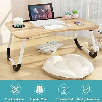 Astoryou Lap Desk - Foldable & Portable Laptop Table