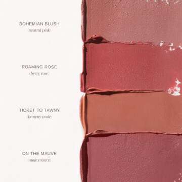 Wander Beauty Lipsetter Dual Cream Lipstick + Lip Liner - Bohemian Blush - Ultra-Smooth, Hydrating Lipstick and Nude Pink Lip Liner with a Soft Matte Finish - Made with Squalane & Peptides (1 Count)