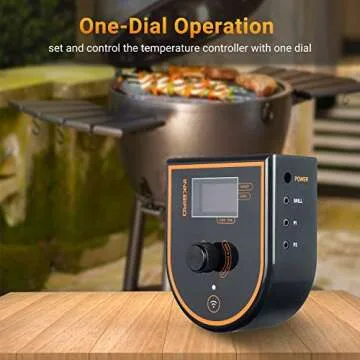 Inkbird WiFi & Bluetooth BBQ Controller ISC-007BW Kit for Perfect Grilling