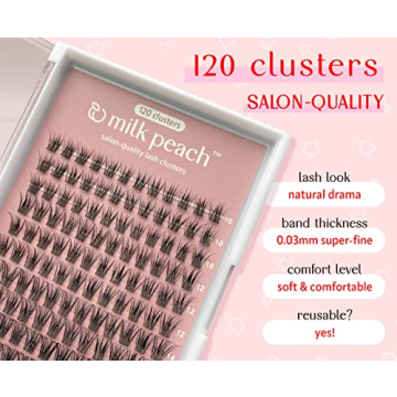 Lash Clusters At-Home Extensions for Natural Glam Look