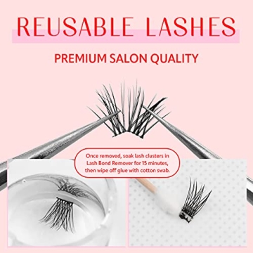 Lash Clusters At-Home Extensions for Natural Glam Look