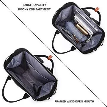 Sowaovut 15.6 Inch Laptop Backpack for Stylish Travel