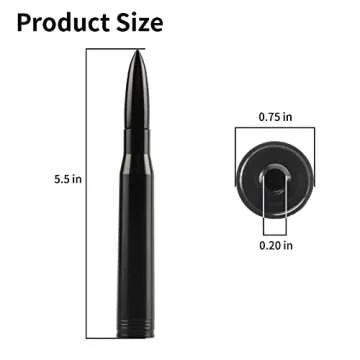 BJSIA Universal Car Antenna Replacement for Ford, Dodge, Chevy, GMC, Jeep, Toyota