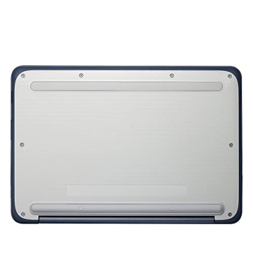ASUS Chromebook C202 Laptop- 11.6" Ruggedized and Spill Resistant Design with 180 Degree Hinge, Intel Celeron N3060, 4GB RAM, 16GB eMMC Storage, Chrome OS- C202SA-YS02 Dark Blue, Silver