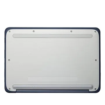 ASUS Chromebook C202 Laptop- 11.6" Ruggedized and Spill Resistant Design with 180 Degree Hinge, Intel Celeron N3060, 4GB RAM, 16GB eMMC Storage, Chrome OS- C202SA-YS02 Dark Blue, Silver