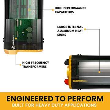 K KRIËGER 2000W Power Inverter for RVs & Camping