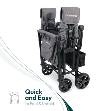 WONDERFOLD W4 Elite Stroller Wagon – Perfect for Family