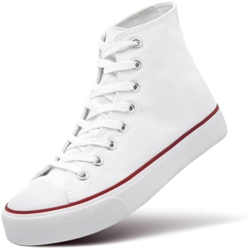 ZGR Womens Fashion Canvas Sneakers - Comfortable High-Top Casual Shoes